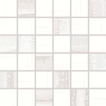 RAKO EASY mozaika 30x30(5x5) cm, lepená na sieti, mat, biela