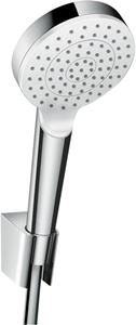 HANSGROHE CROMETTA 1JET sprchová súprava 3-dielna, ručná sprcha pr. 100 mm, hadica, držiak, biela/chróm