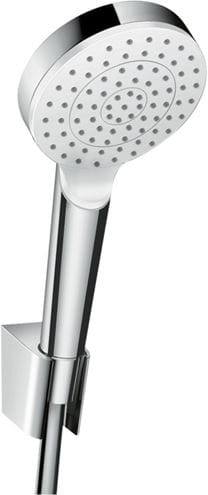 HANSGROHE CROMETTA 1JET sprchová súprava 3-dielna, ručná sprcha pr. 100 mm, hadica, držiak, biela/chróm 26567400 Obrázek - Hlavní obrázek
