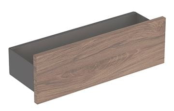 GEBERIT SMYLE SQUARE polica 45x15x14,8 cm, nástenná, orech hickory