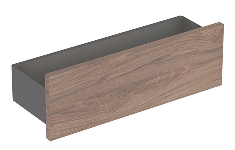 GEBERIT SMYLE SQUARE polica 45x15x14,8 cm, nástenná, orech hickory 500.362.JR.1 Obrázek - Hlavní obrázek