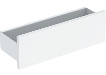 GEBERIT SMYLE SQUARE polica 45x15x14, 8 cm, nástenná, biela lesk