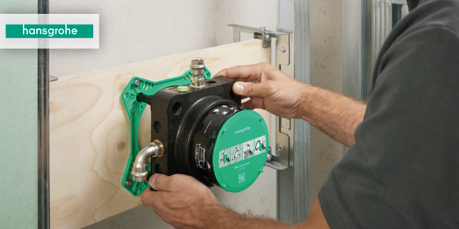 Rýchlejšie a lepšie podoomietkové teleso Hansgrohe