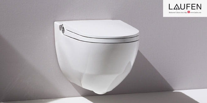 Toaleta LAUFEN Cleanet Riva s integrovanou sprškou