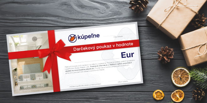 Vhodný darček z kúpeľní Ptáček