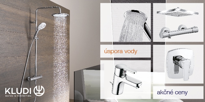 KLUDI - Úspora vody a financií až 50%!