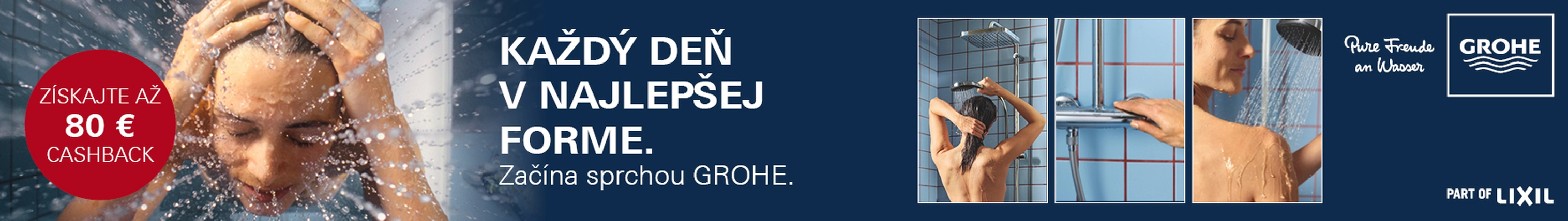 GROHE cashback až 80 €