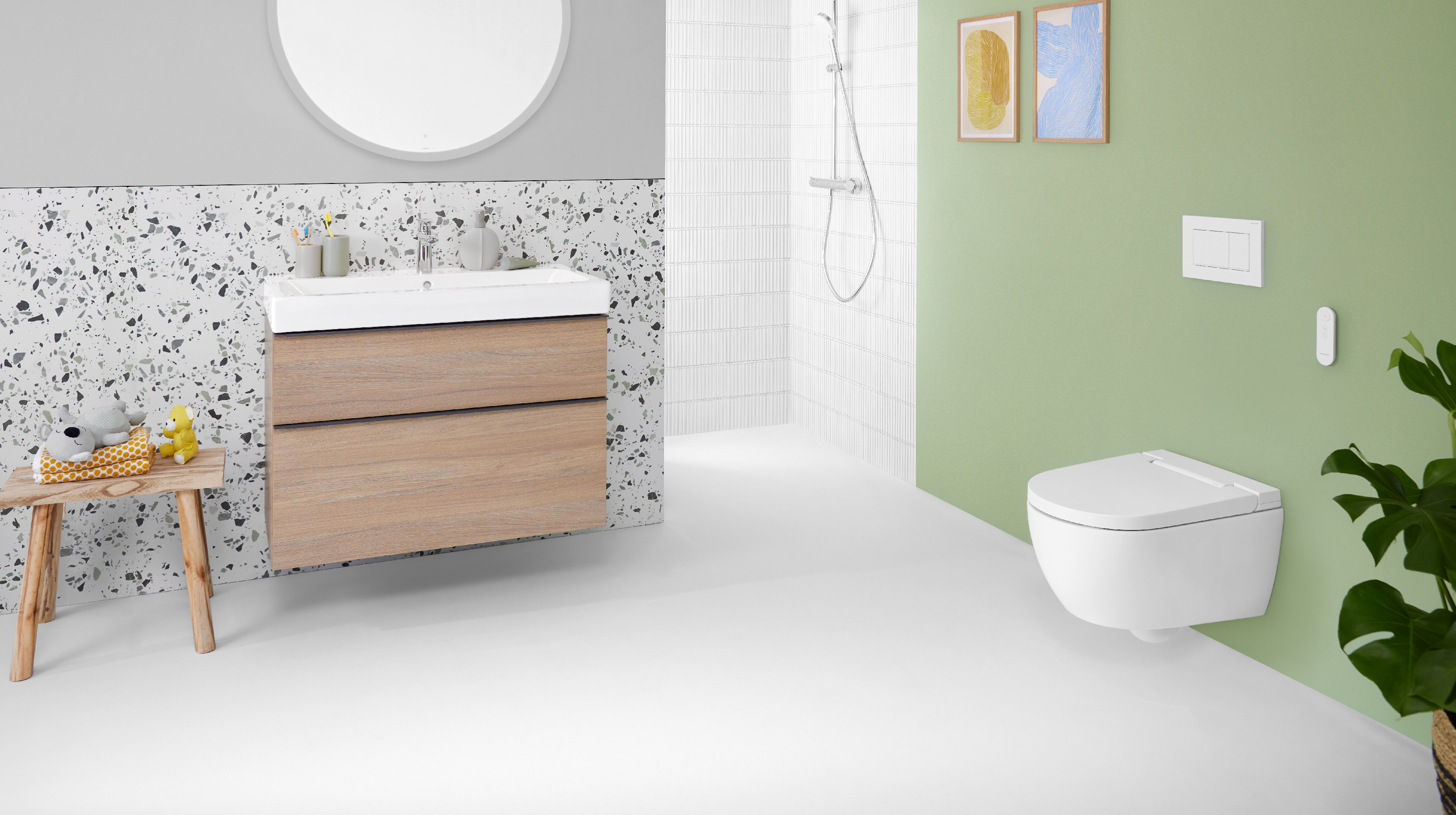 WC s funkciou bidetu Geberit AquaClean Alba