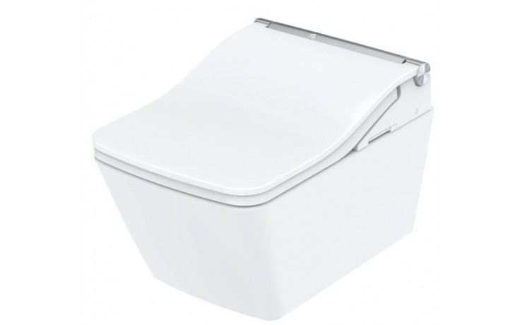 CONCEPT WASHLET 300 závesné WC hranaté s bidetovacím sedátkom, biela