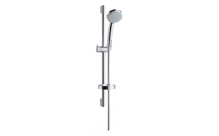 HANSGROHE CROMA 100 4JET sprchová súprava 4-dielna, ručná sprcha pr. 100 mm, 4 prúdy, tyč, hadica, mydelnička, EcoSmart, chróm
