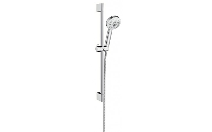 HANSGROHE CROMETTA 100 VARIO sada ručná sprcha/nástenná tyč Unica"Croma 650mm, biela, chróm