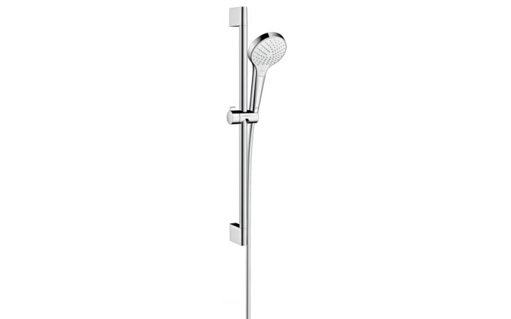 HANSGROHE CROMA SELECT S 3JET sprchová súprava 3-dielna, ručná sprcha pr. 110 mm, 3 prúdy, tyč, hadica, biela/chróm
