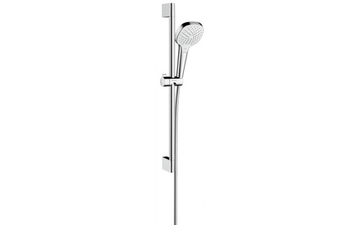 HANSGROHE CROMA SELECT E VARIO 3JET sprchová súprava 3-dielna, ručná sprcha 110x110 mm, 3 prúdy, tyč, hadica, biela/chróm