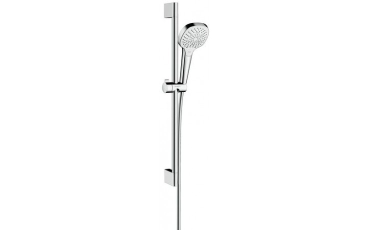 HANSGROHE CROMA SELECT E MULTI 3JET sprchová súprava 3-dielna, ručná sprcha 110x110 mm, 3 prúdy, tyč, hadica, biela/chróm