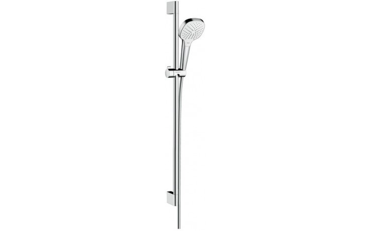 HANSGROHE CROMA SELECT E VARIO 3JET sprchová súprava 3-dielna, ručná sprcha 110x110 mm, 3 prúdy, tyč, hadica, biela/chróm