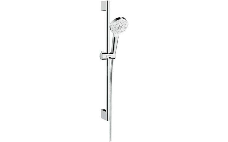 HANSGROHE CROMETTA 1JET sprchová súprava 3-dielna, ručná sprcha pr. 100 mm, tyč, hadica, Green, biela/chróm
