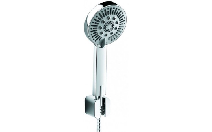 KLUDI A-QA S 3S sprchová súprava 3-dielna, ručná sprcha pr. 120 mm, 3 prúdy, hadica, držiak, chróm