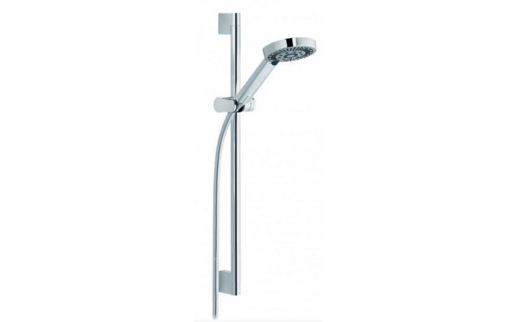 KLUDI A-QA S 3S sprchová súprava 3-dielna, ručná sprcha pr. 122 mm, 3 prúdy, tyč, hadica, chróm