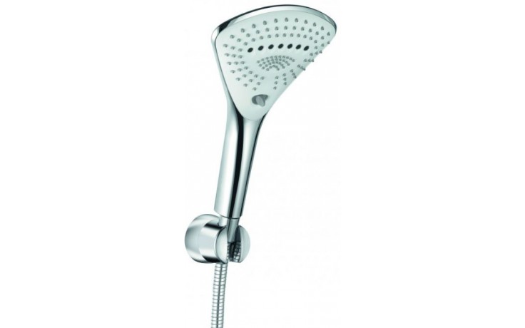 KLUDI FIZZ 3S sprchová súprava 3-dielna, ručná sprcha 265 mm, 3 prúdy, hadica, držiak, chróm