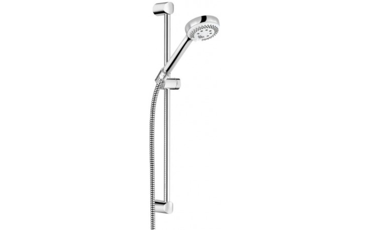 KLUDI LOGO 3S sprchová súprava 3-dielna, ručná sprcha pr. 96 mm, 3 prúdy, tyč, hadica, chróm