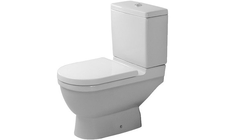 DURAVIT STARCK 3 stojace WC 360x655mm kombinované, hlboké splachovanie, odpad zvislý, biela