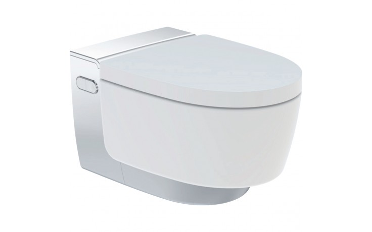 GEBERIT AQUACLEAN MERA COMFORT sprchovacie WC, s funkciou bidetu, alpská biela/chróm