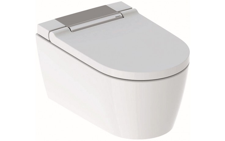 GEBERIT AQUACLEAN SELA sprchovacie WC, s funkciou bidetu, alpská biela/chróm
