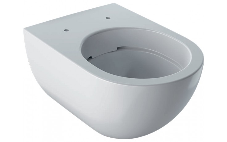 GEBERIT ACANTO závesné WC 350x510x340mm, s hlbokým splachovaním, Rimless, KeraTect, biela