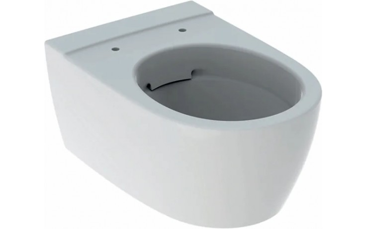 GEBERIT ICON závesné WC 355x530x330mm, s hlbokým splachovaním, uzavretý tvar, Rimfree, biela