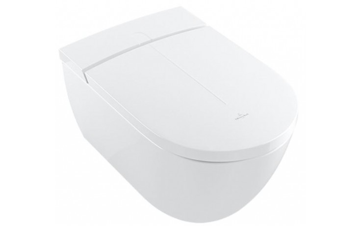 VILLEROY & BOCH VICLEAN sprchovacie WC s funkciou bidetu, CeramicPlus, biela Alpine