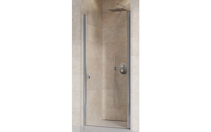 RAVAK CHROME CSD1 90 sprchové dvere 90x195 cm, lietacie, lesk/sklo transparent 