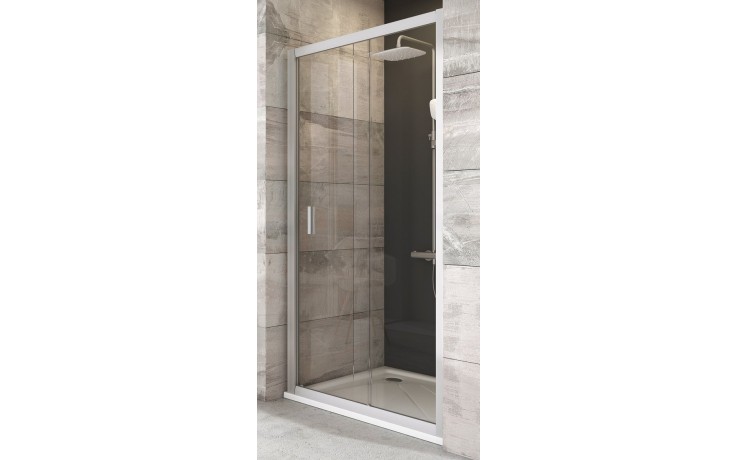 RAVAK BLIX BLDP2 110 sprchové dvere 110x190 cm, posuvné, chróm lesk/sklo transparent