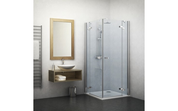 ROTH ELEGANT LINE GDOL1/900 sprchové dvere 900x2000mm ľave jednokrídlové, bezrámové, brillant/transparent