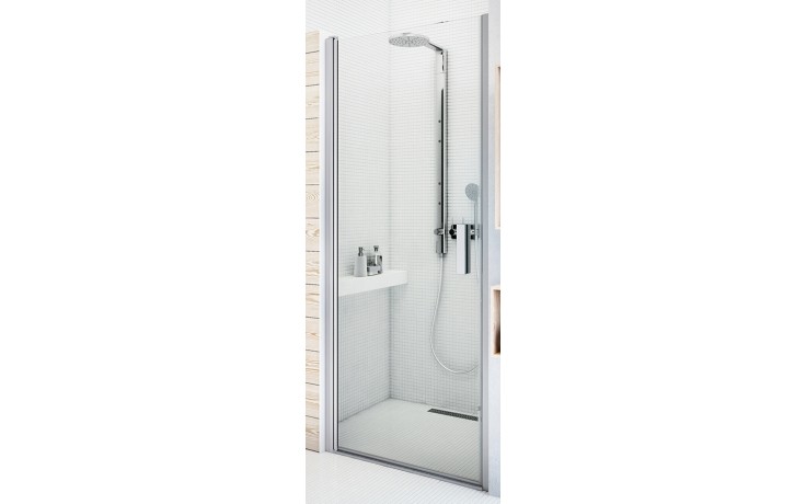 ROTH TOWER LINE TCN1/1000 sprchové dvere 100x200 cm, lietacie, striebro/sklo intimglass