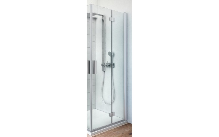 ROTH TOWER LINE TZOP1/1200 sprchové dvere 120x200 cm, skladacie, pravé, brillant/sklo transparent