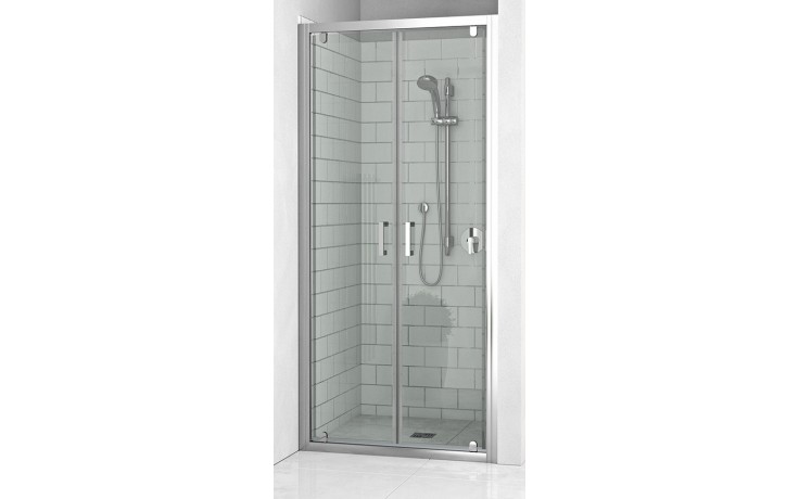 ROTH LEGA LINE LLDO2/900 sprchové dvere 90x190 cm, lietacie, brillant/sklo intimglass