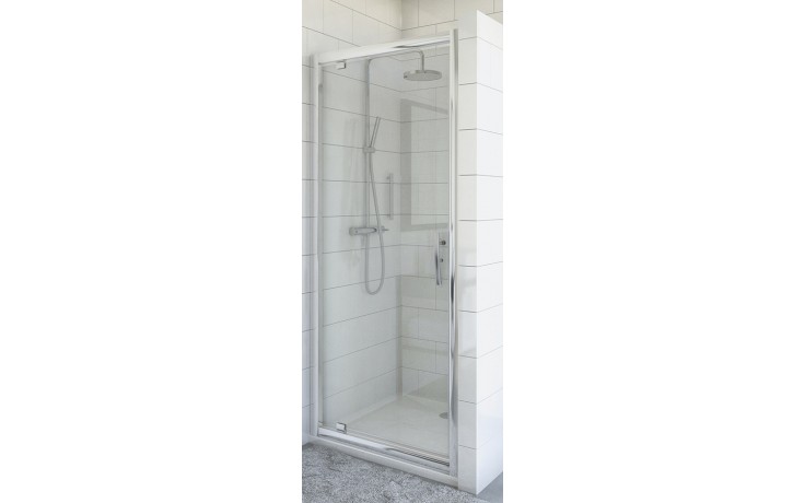 ROTH PROXIMA LINE PXDO1N/800 sprchové dvere 80x200 cm, pivotové, brillant/sklo satinato