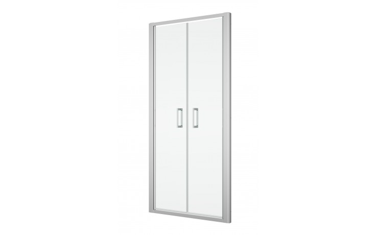 SANSWISS TOP LINE TOPP2 sprchové dvere 90x190 cm, lietacie, aluchróm/sklo Durlux