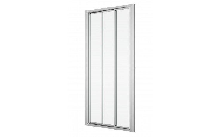 SANSWISS TOP LINE TOPS3 sprchové dvere 110x190 cm, posuvné, aluchróm/sklo Durlux