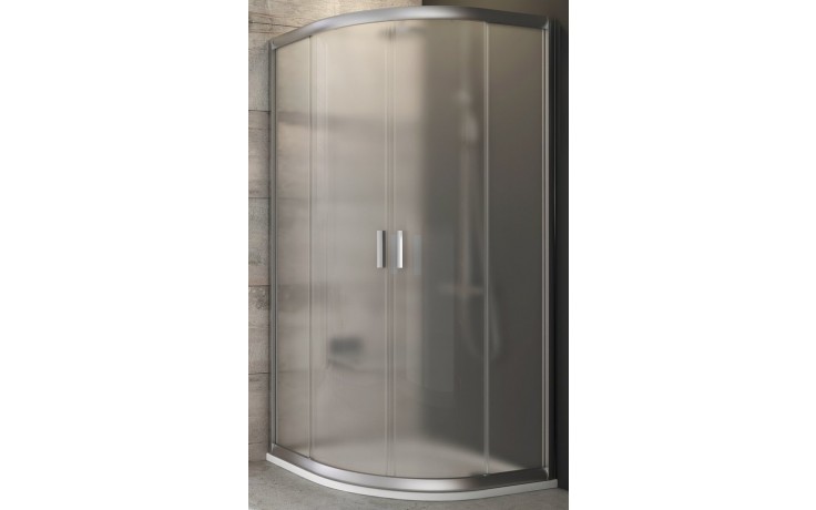 RAVAK BLIX BLCP4 90 sprchovací kút 90x90 cm, R488, posuvné dvere, satin/sklo grape