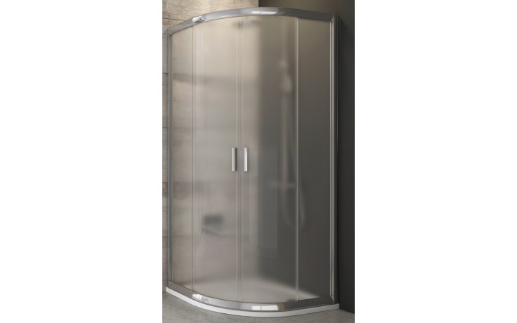 RAVAK BLIX BLCP4 90 sprchovací kút 90x90 cm, R488, posuvné dvere, lesk/sklo grape