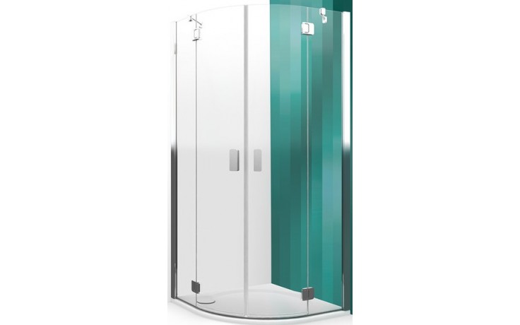 ROTH HITECH LINE HBR2/900 sprchovací kút 900x2000mm štvrťkruhový, s dvojkrídlovými otváracími dverami, bezrámový, brillant premium/transparent