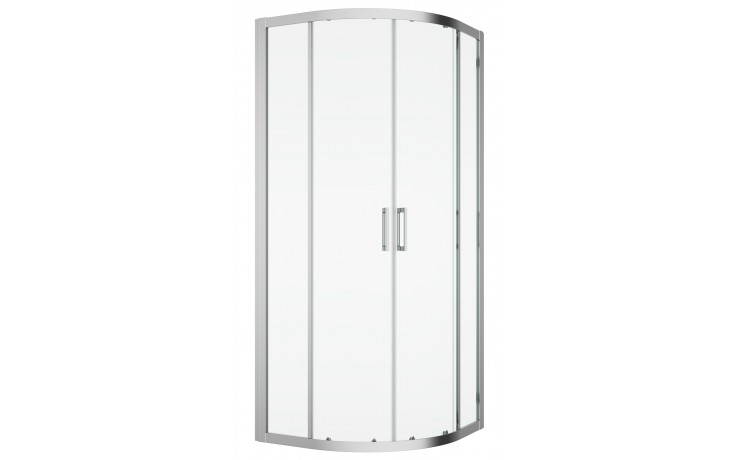 SANSWISS TOP LINE TOPR sprchovací kút 90x90 cm, R550, posuvné dvere, matný elox/Durlux