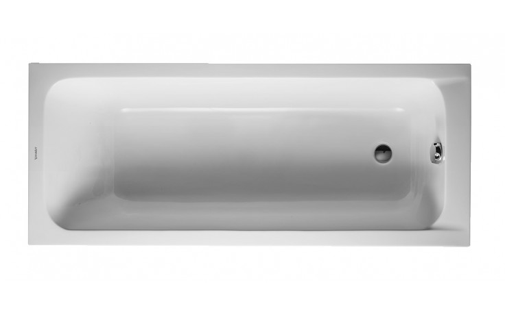 DURAVIT D-CODE vaňa 170x70 cm, bez nožičiek, akrylát