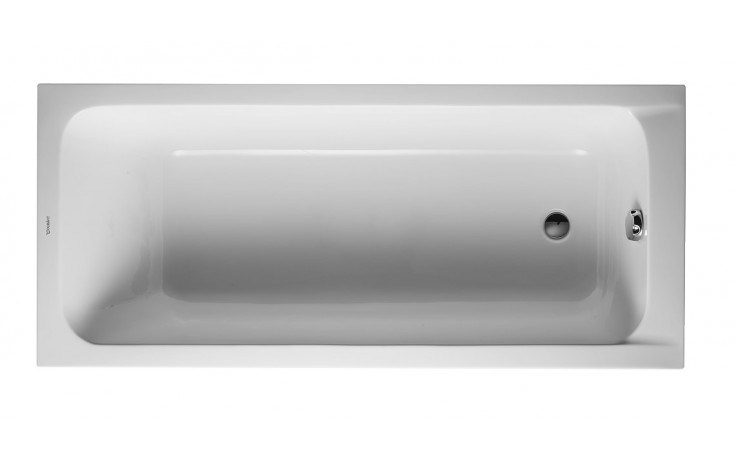 DURAVIT D-CODE vaňa 170x75 cm, bez nožičiek, akrylát