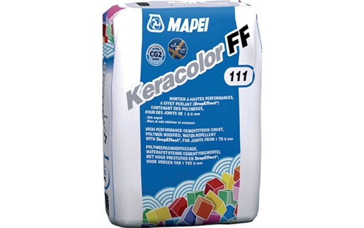 MAPEI KERACOLOR FF škárovacia hmota 5kg, cementová, hladká, 114 anthracite