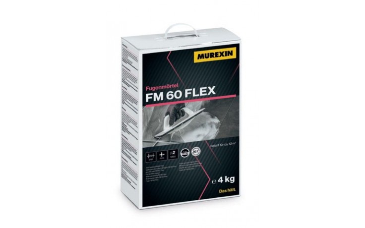 MUREXIN FM 60 FLEX škárovacia malta 4kg, sivá