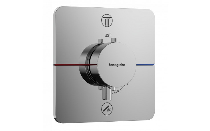 HANSGROHE SHOWER SELECT COMFORT Q podomietkový termostat pre 2 spotrebiče, chróm