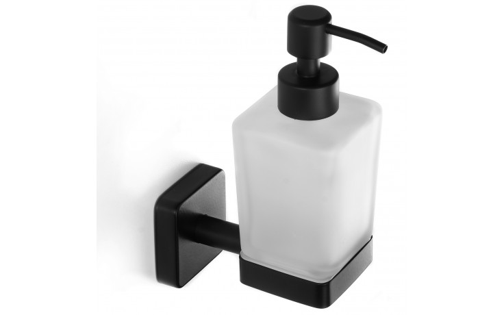 CONCEPT 150 dávkovač tekutého mydla, nástenný, sklo, čierna