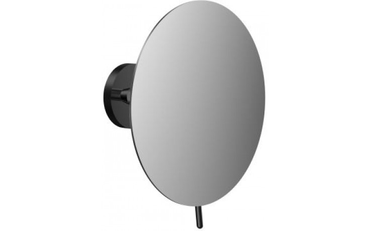 CONCEPT BLACK kozmetické zrkadielko 190mm, okrúhle, 1 rameno, čierna